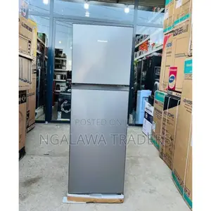 Hisense Refrigerator 154l Double Door, Top Freezer
