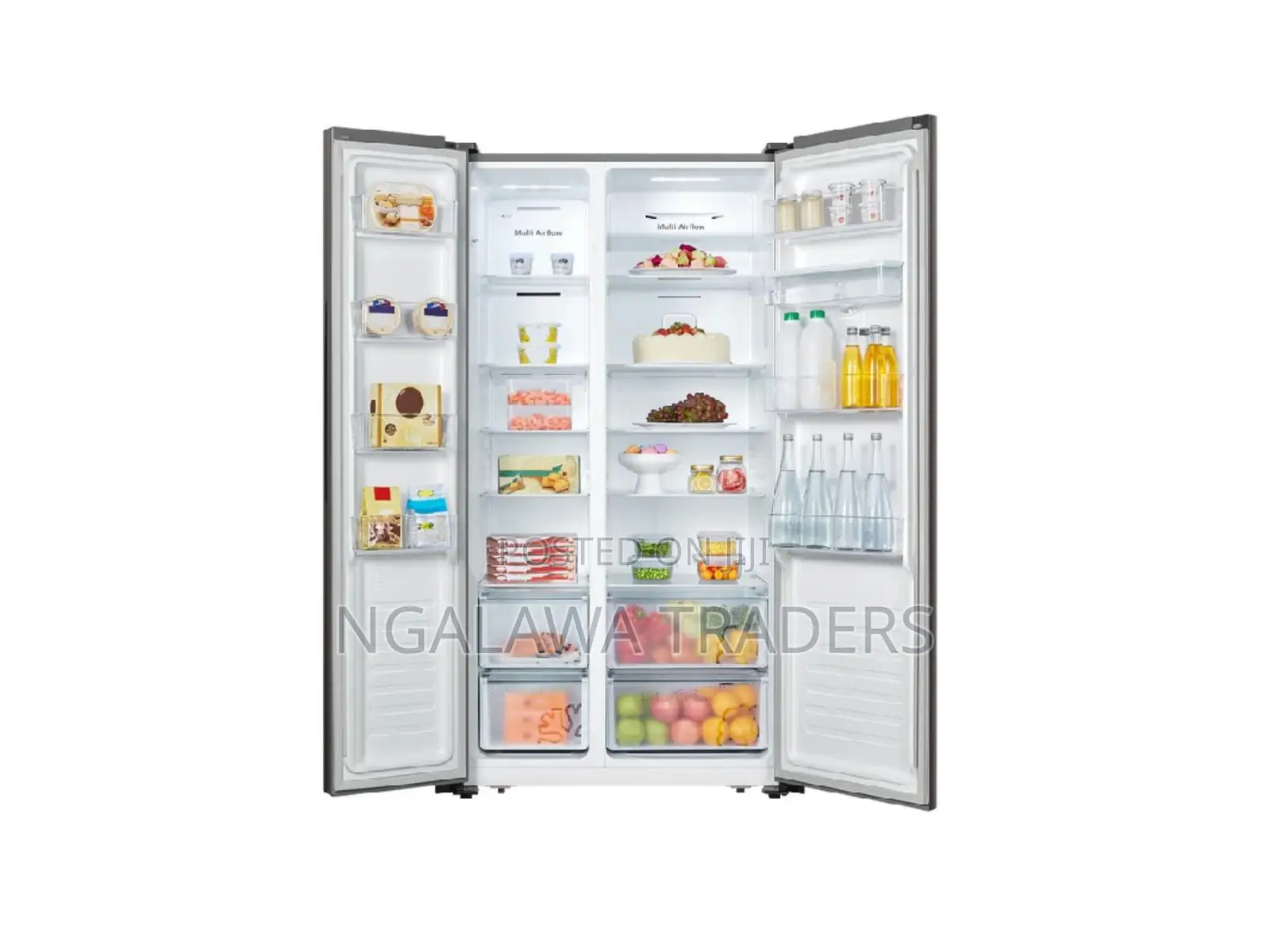 Hisense Refrigerator 514l Side by Side Door Waterdispenser