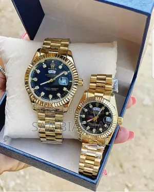 Rolex Couple Watches Offer for Eid Gold and Black