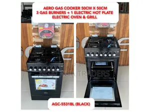 Aero Freestanding Gas Cooker Agc-5531bl