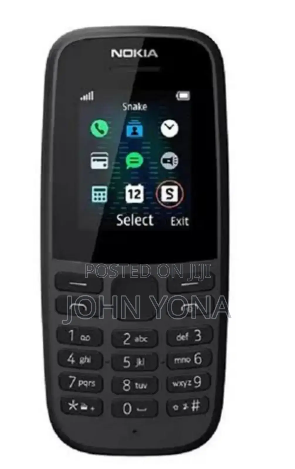 New Nokia 106 Black