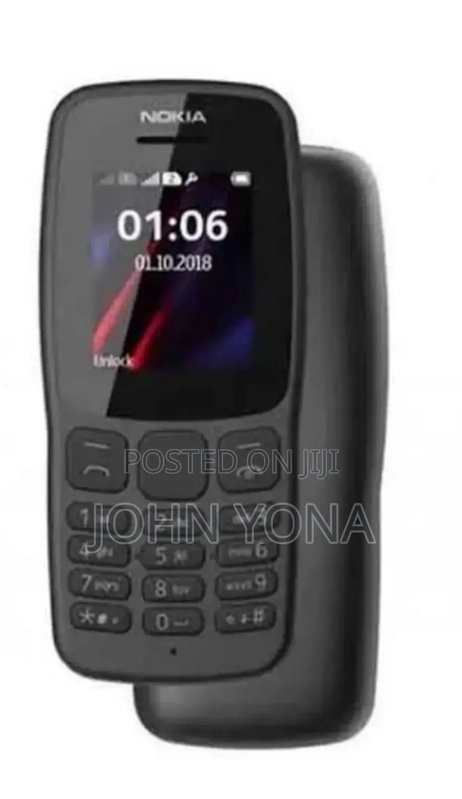 New Nokia 106 Black