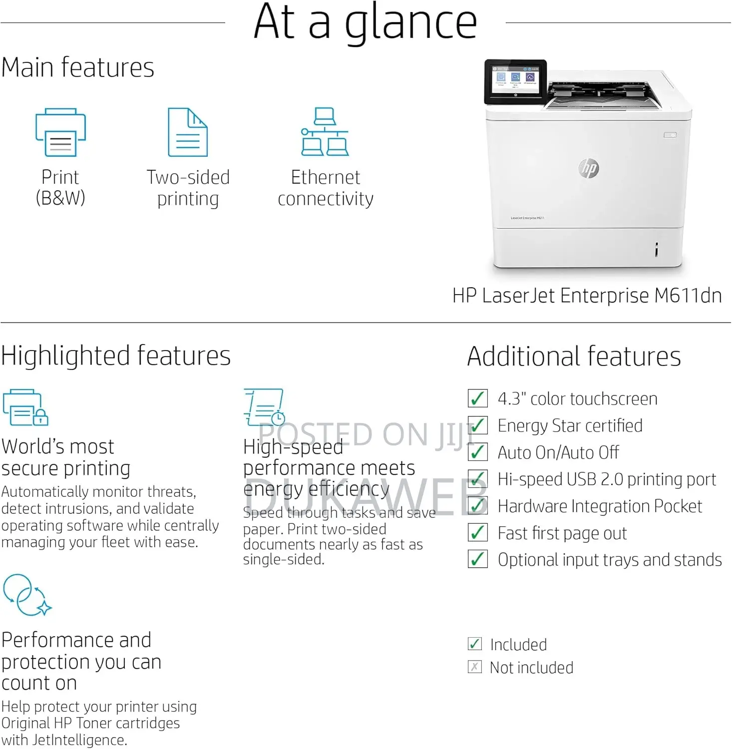 Hp Laserjet M611dn