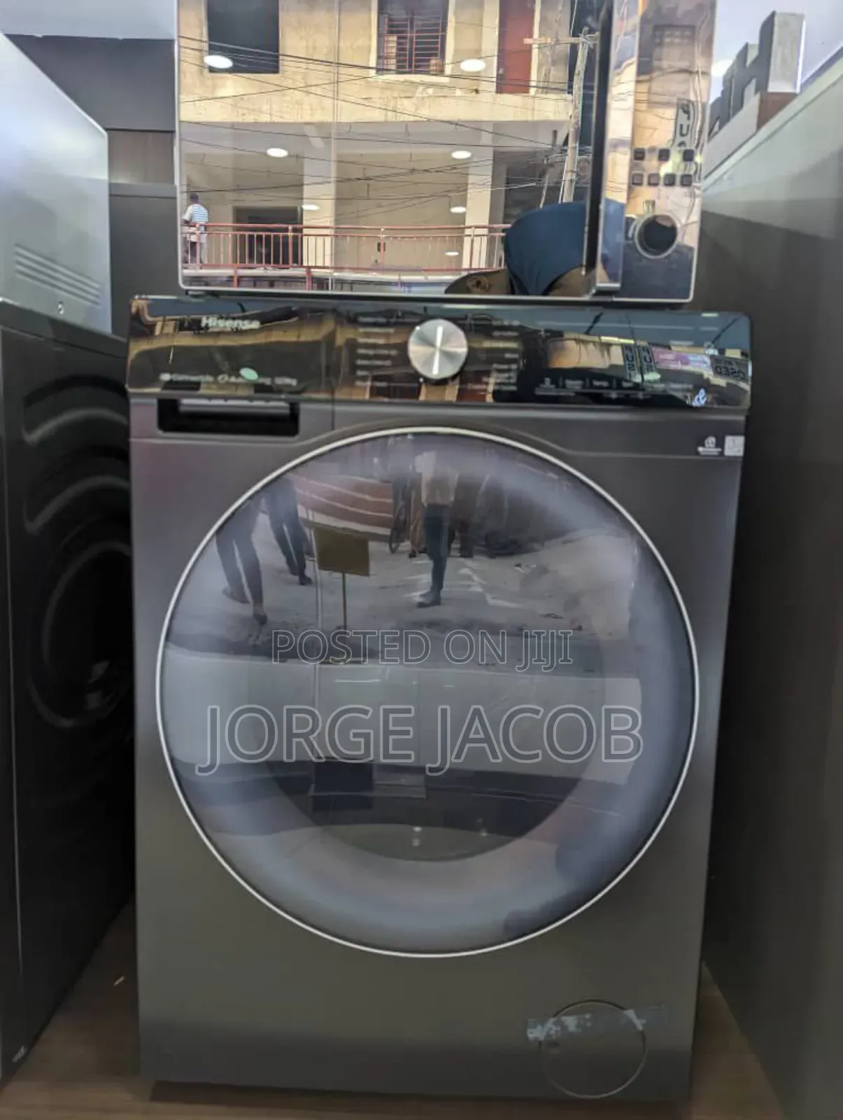 Hisense Front Automatic 8kg Inafua Na Kukausha(Wd3q 8043bt)