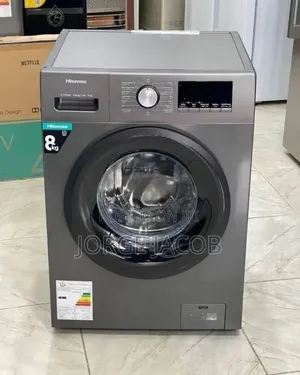 Hisense Front Automatic 8kg Inafua Na Kukamua(Wfqp 8012vms)