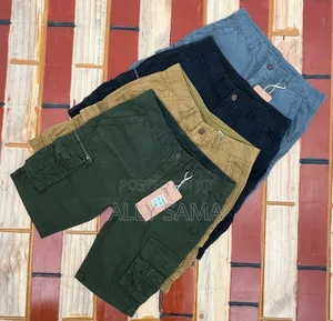 Men's Short Cargo Plain Quality QXL Style