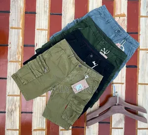 Men's Short Cargo Plain Quality QXL Style