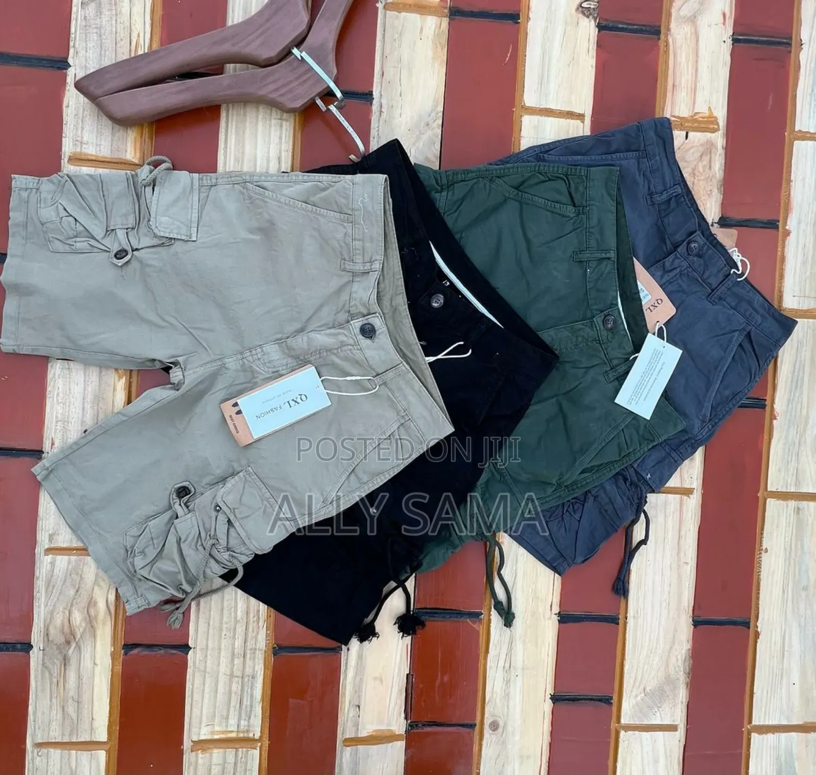 Men's Short Cargo Plain Quality QXL Style