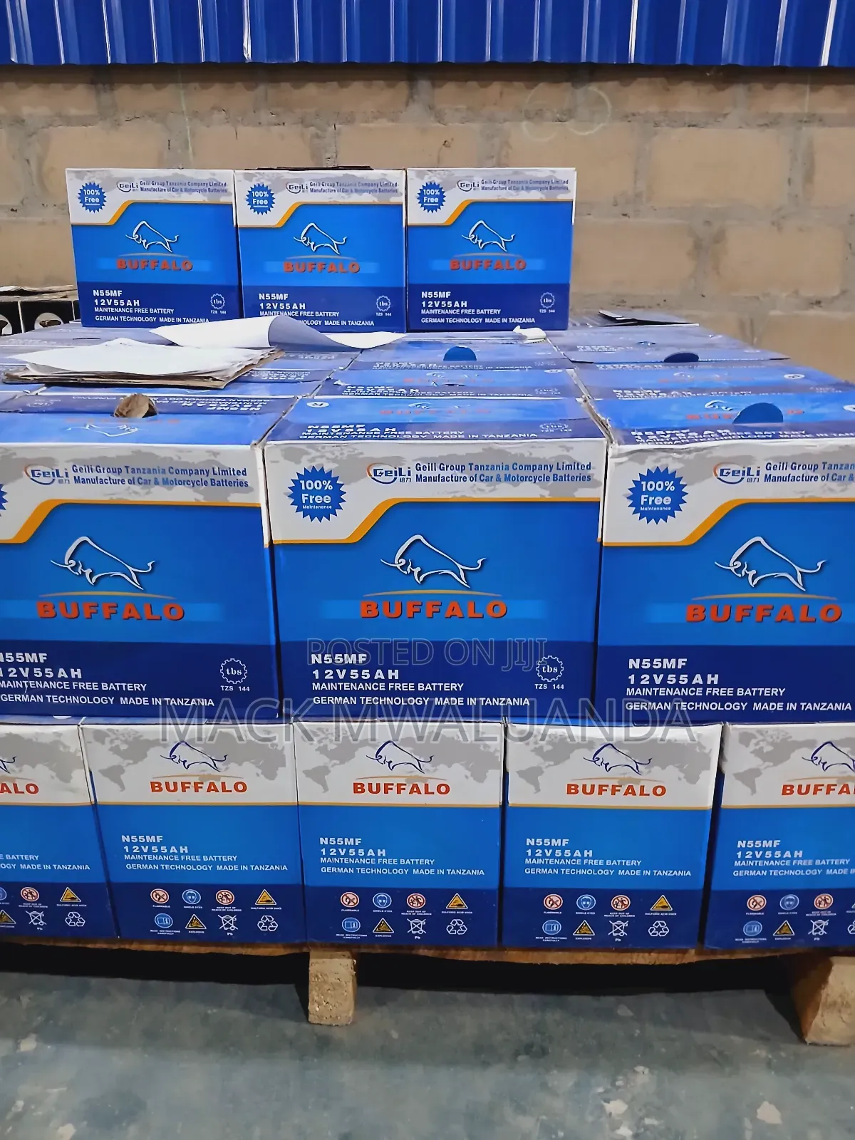 Buffalo Car Solar Batteries but Brand Like Elephant,