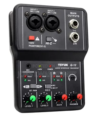 Audio Interface Sound Card(Q12)
