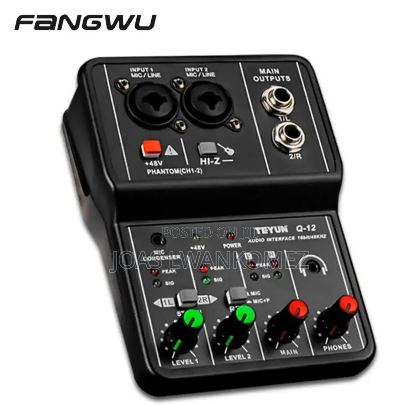 Audio Interface Sound Card(Q12)