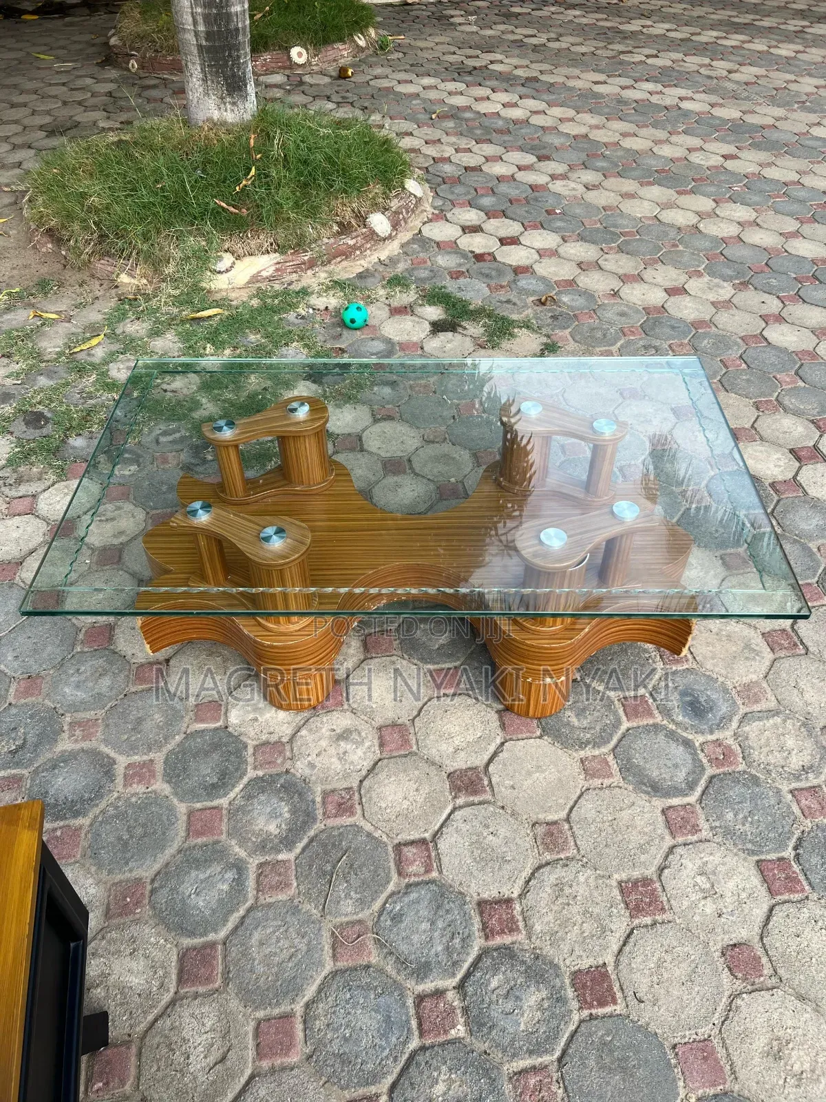 Coffe Table Ya Kisasa Kabisa Juu Kioo