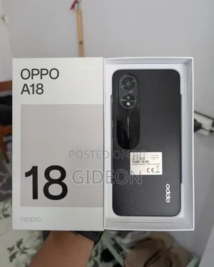 New Oppo A18 128 GB Black