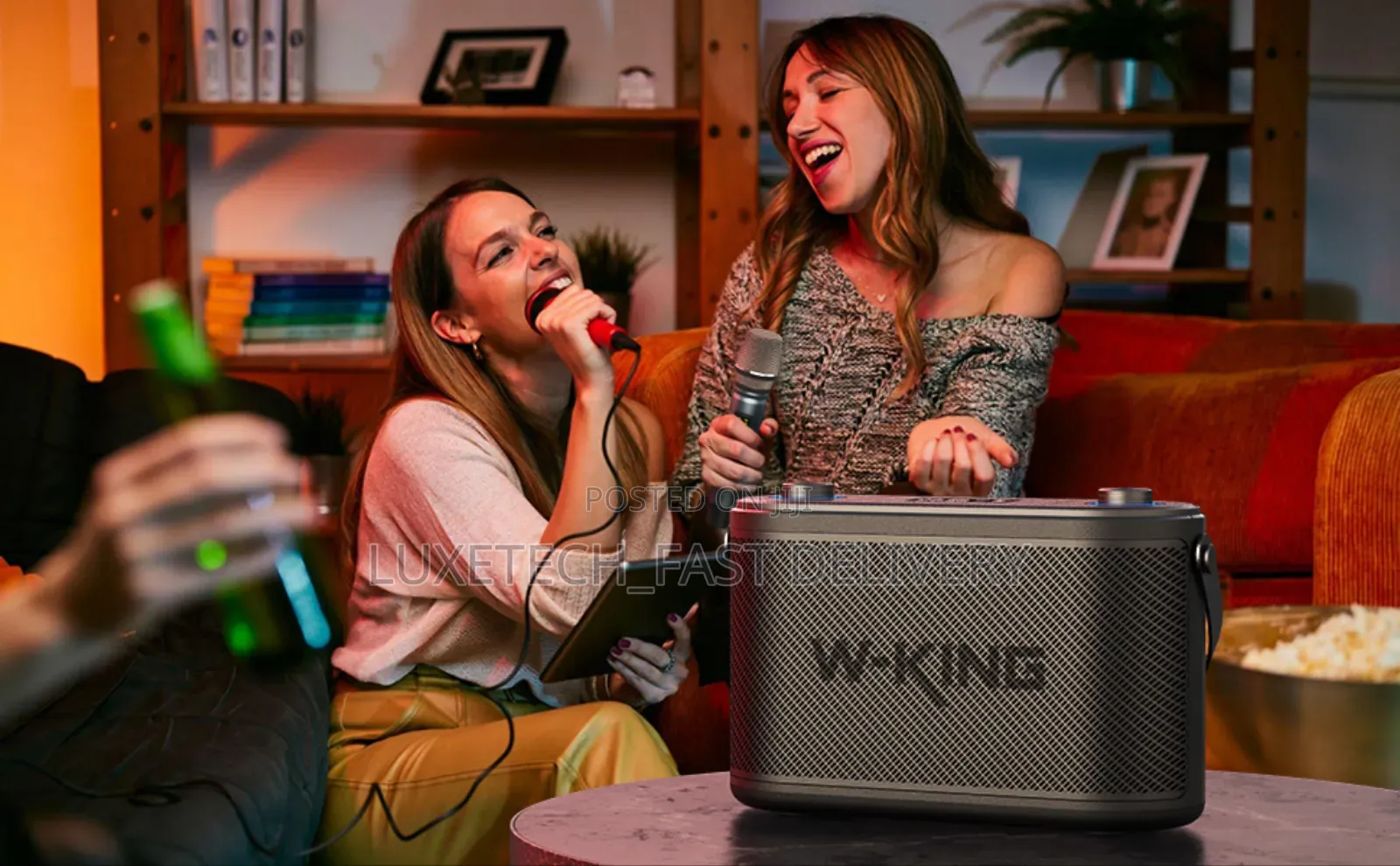 W-King H10 Portable Bluetooth Speaker 120w/Karaoke Speaker