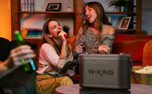 W-King H10 Portable Bluetooth Speaker 120w/Karaoke Speaker