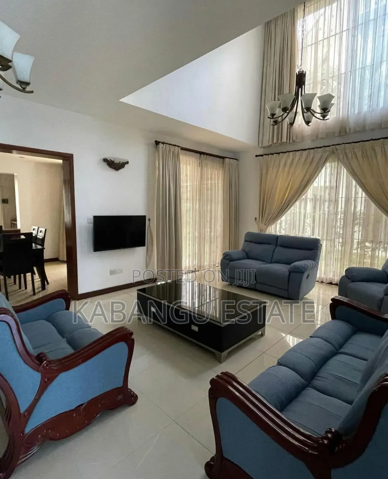 Furnished 4bdrm Villa in Oysterbay for rent