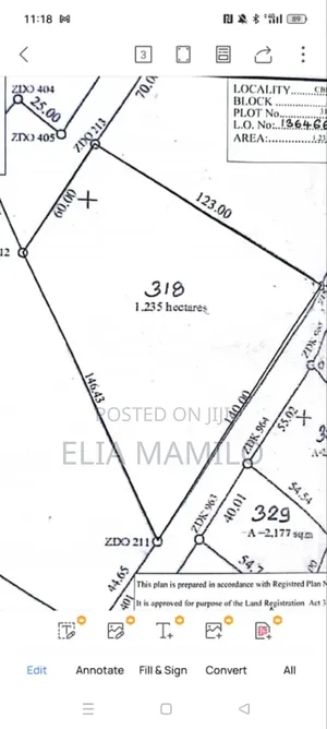 Industrial Plot for Sale in in Kibaha