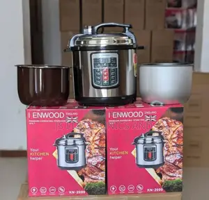 Pressure Cooker Kenwood 6.0l Ina Sufuria Mbili Ni Imara