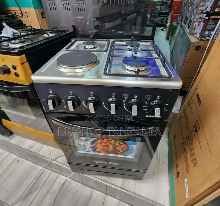 Buy Globalstar 3gas 1electric Hob + Electric Oven 50x50