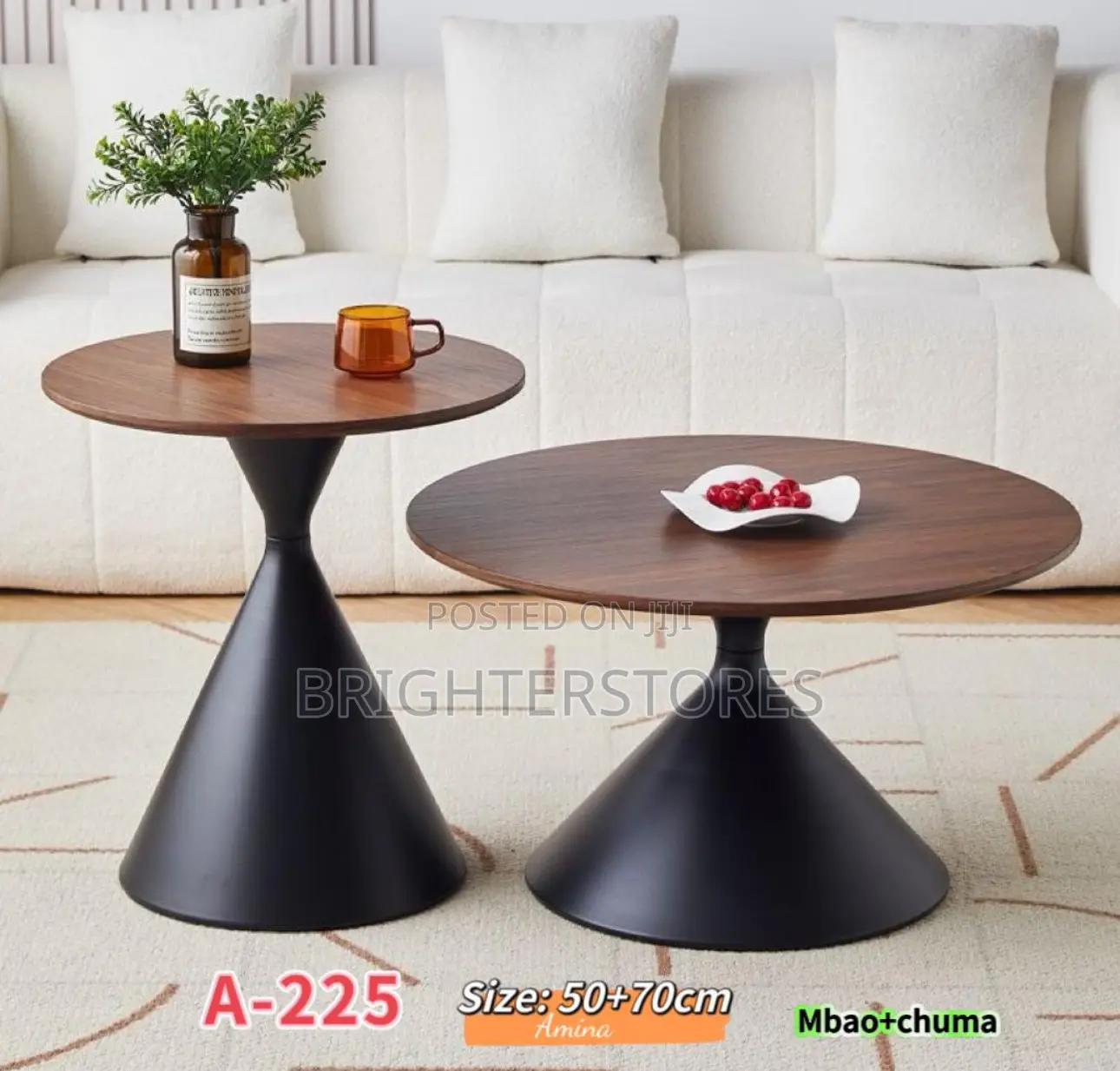 Coffee Table 2 In 1 Top Wooden N Metal