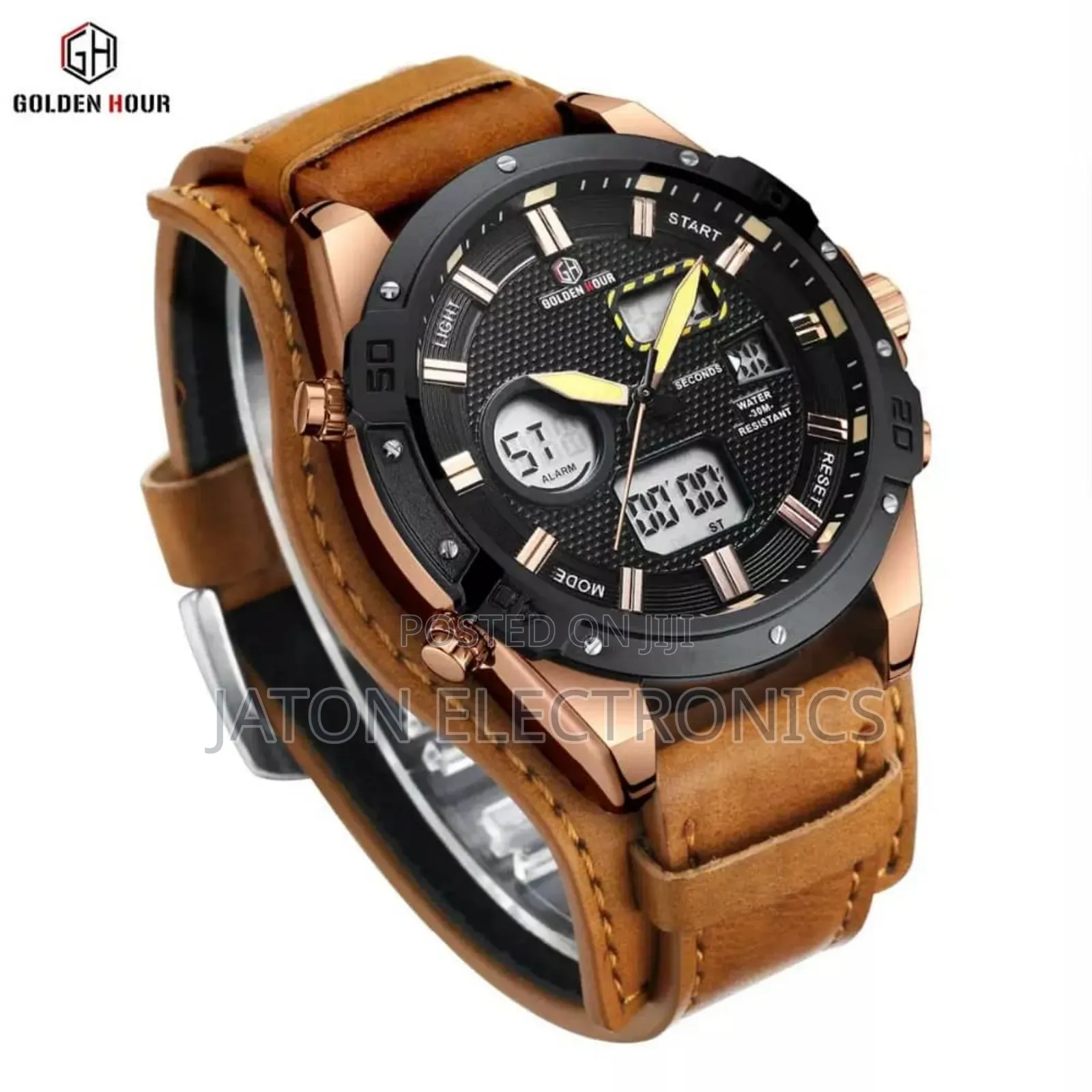 Goldenhour Watches Brand -Inatumia Betri