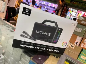 Lenyes S835 Outdoor KTV Party Speaker 2 Mics