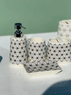Ceramic Soap Dish Set