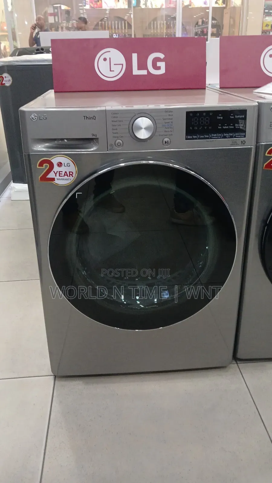 Lg 9kg Dual Dryer Heat Pump Rh90v9pv8n