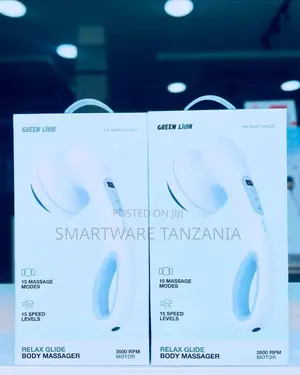 Relax Glide Body Massager With Led Display, 1800mah Battery