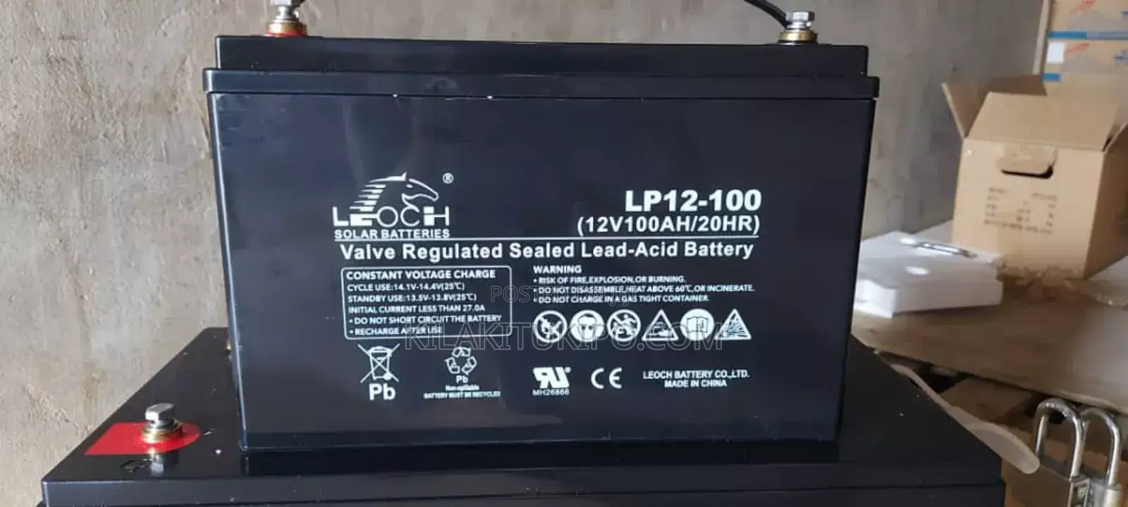 12v100ah/20hr Leoch Solar Battery Lead-Acid Battery