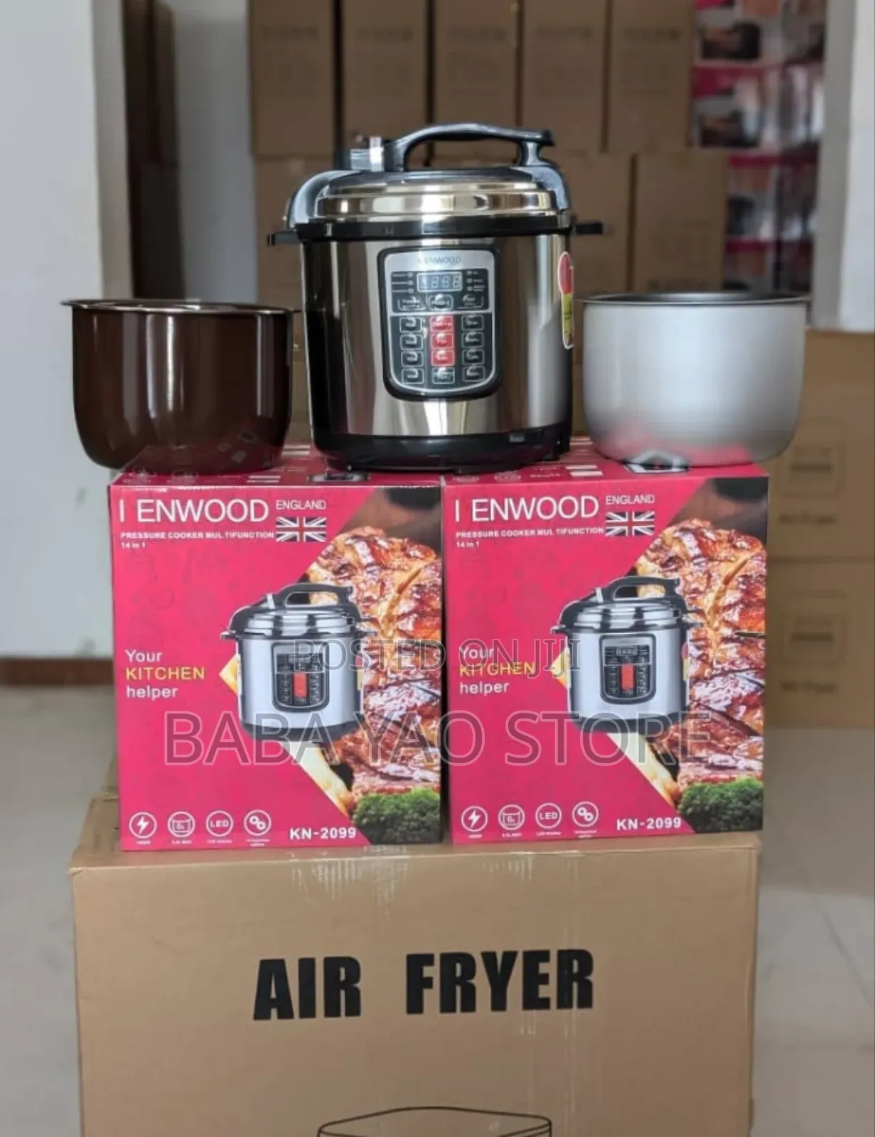 2pots Electric Pressure Cooker6lcapacity Ac 220-240v 50/60hz