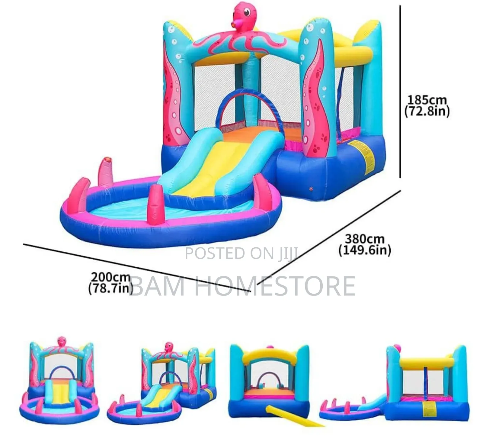 Jumping Castle With Round Playing Space
