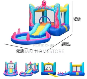 Jumping Castle With Round Playing Space