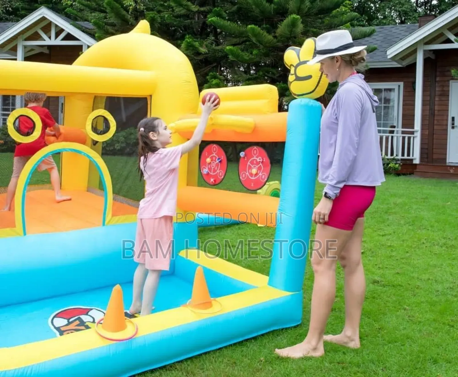 Inflatable Bounce House With Slide