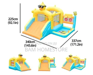 Inflatable Bounce House With Slide