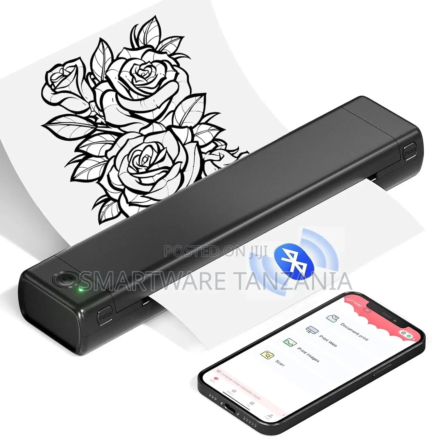 Bluetooth Thermal Printer, Wireless Mobile Printer For Phone