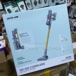 Green Lion Cordless Vacuum Cleaner, Touch Control Display