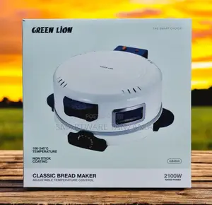 Green Lion Classic Bread Maker, 2100w Power, 30cm Flat Plate