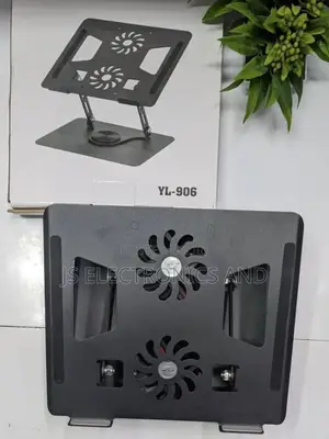 Laptop Stand 360° (With Dual Fans) Ni Imara Aluminum Stand