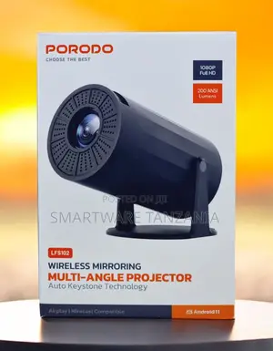 Projector With Android - Auto Keystone, Fhd 1080p Supported