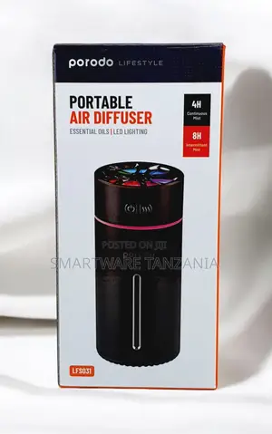 Portable Air Diffuser With Essential Oils Led Lighting