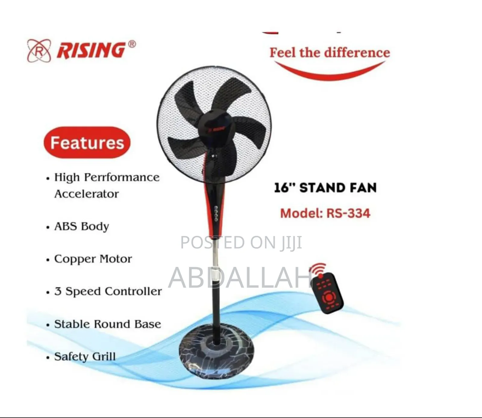 Rising Fan Ya Remote