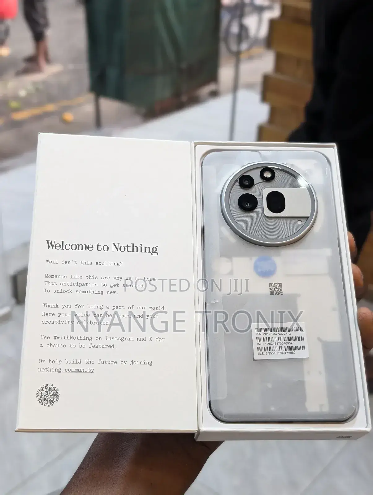 Nothing Phone 3a Pro 128 GB Gray