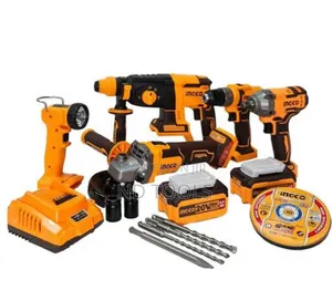 Ngco Ckli20271 20v 5pcs Cordless Power Tool Kit