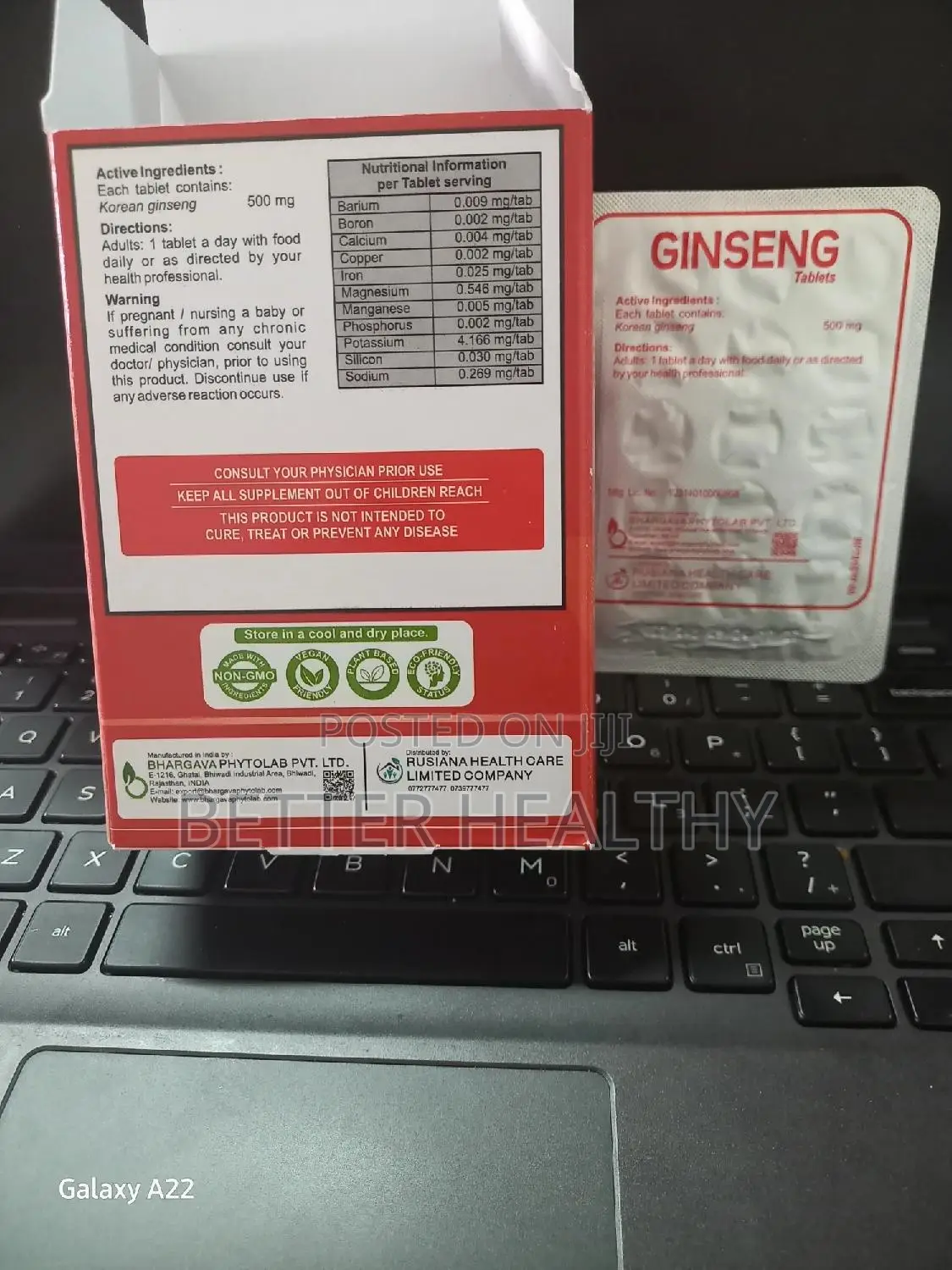 Ginseng Tabs