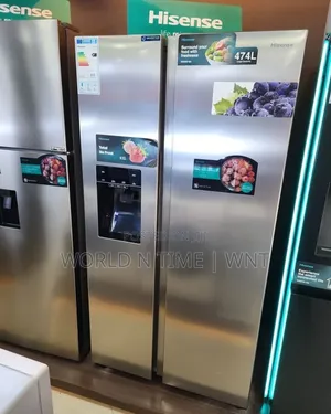 Hisense Fridge H690ss-Idl 474l Water Dispenser Ice Maker