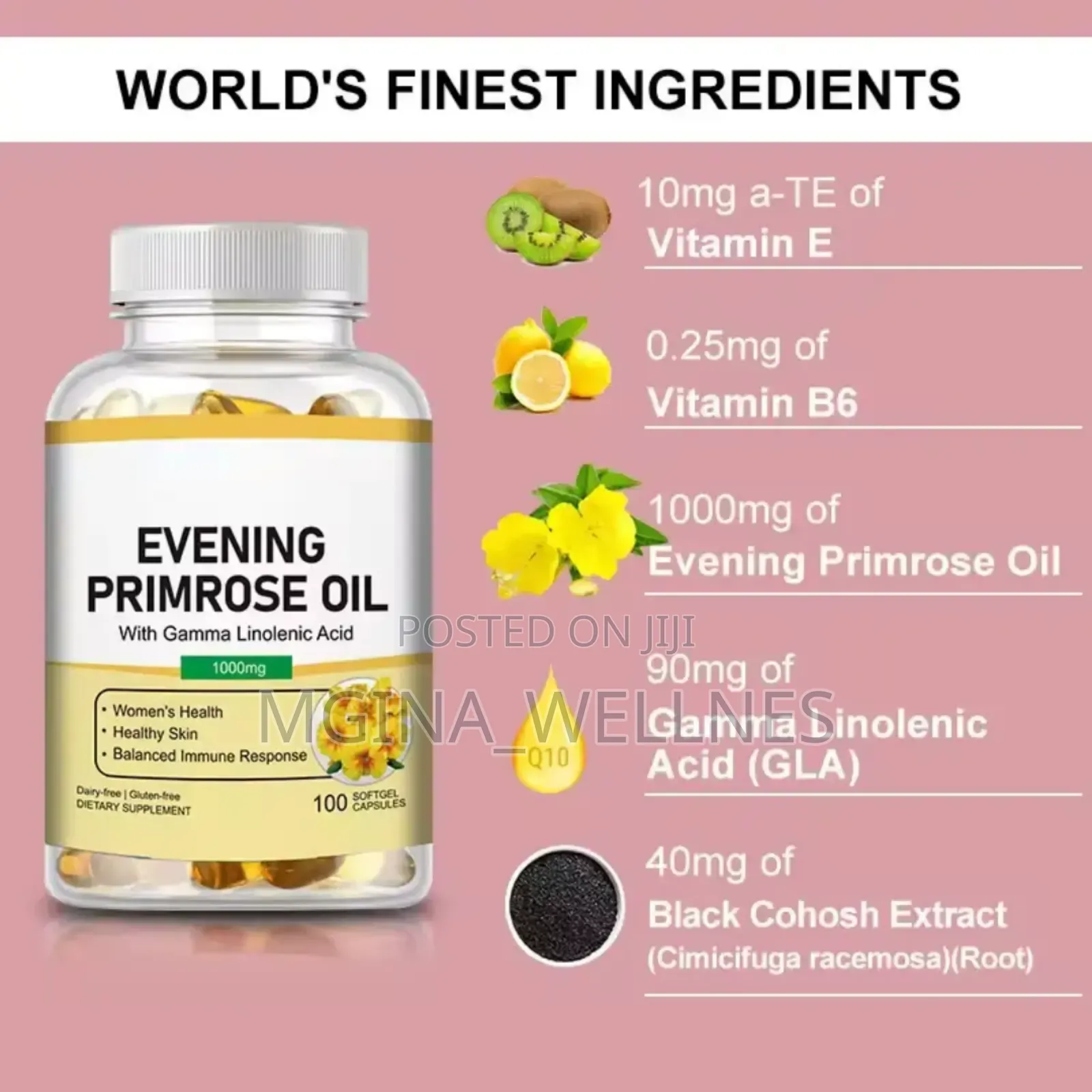 Evening Primrose Oil Capsules For