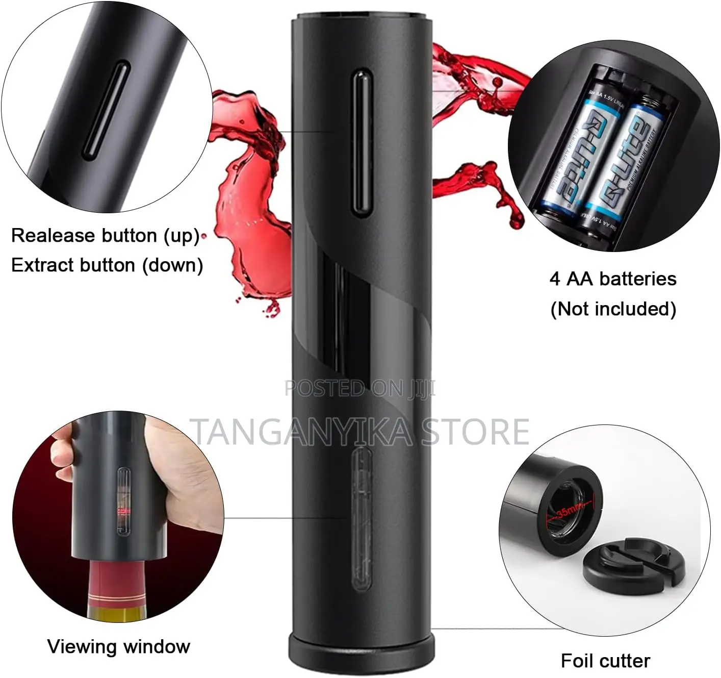 Electric Wine Opener Set