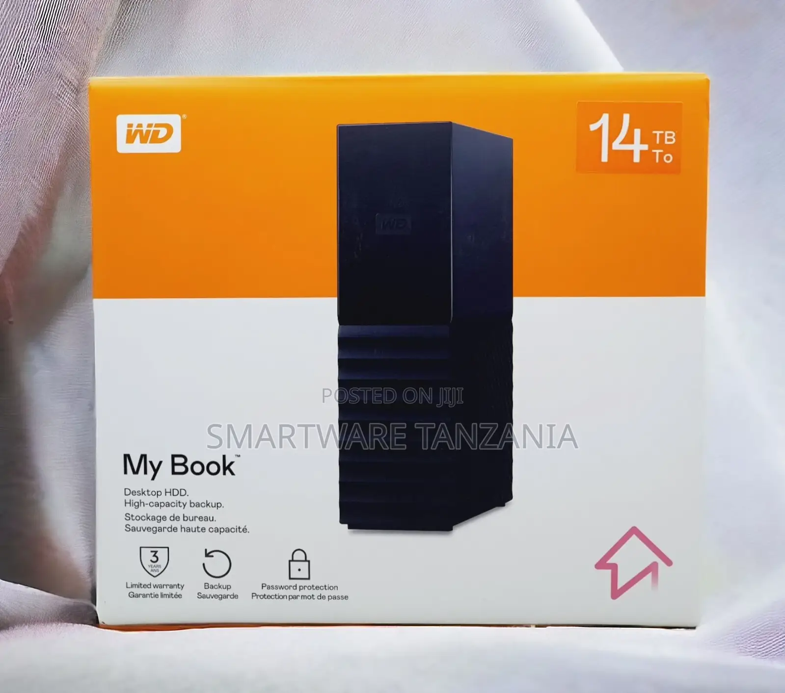 Western Digital My Book Desktop External Hard Drive, 14 Tb