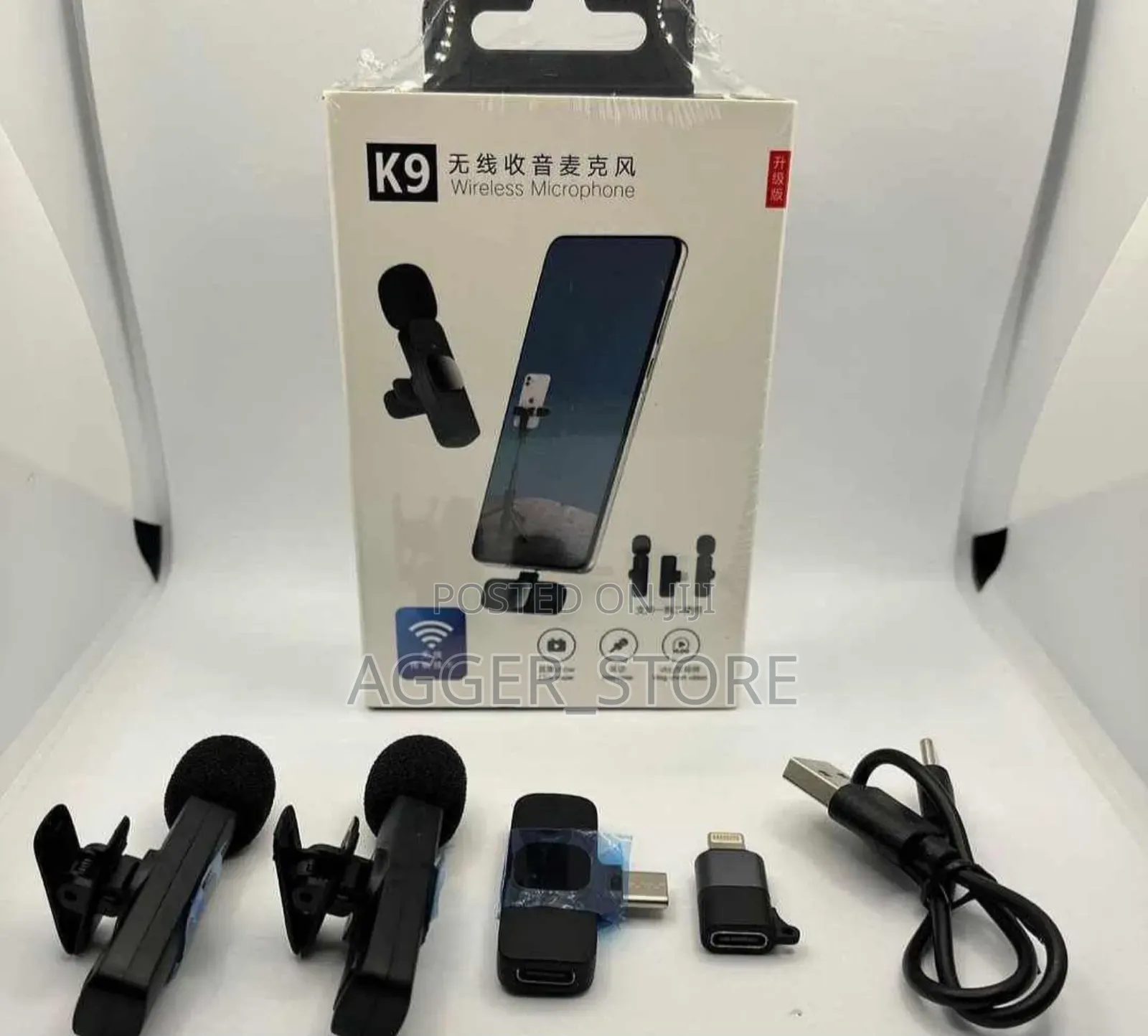 Wireless Mic (Double Mic) for iPhone and Samsung